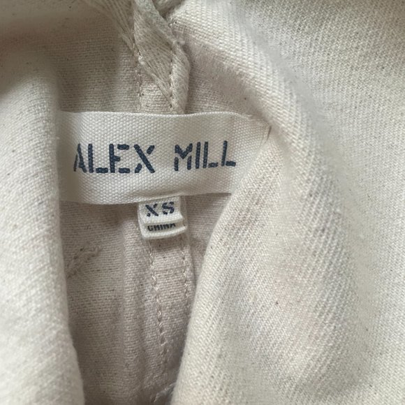 Alex Mill Ollie Short Overall in Natural - Picture 2 of 8